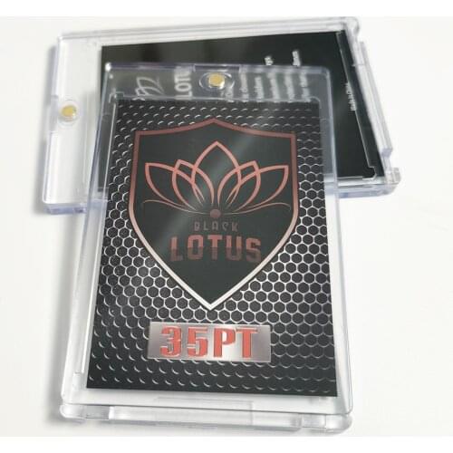 Black Lotus Board Game 35PT Protection UV Ultra Clear Card Bricks Storage Holder Trading Cards Sports Football Protector