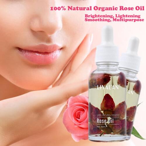 Rose Petal Essential Oli 100% Pure Natural Organic Skin Care Massage Flower Oil Multi-Purpose For Face Body And Hair 30ML