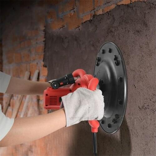 K6558 Electric Cement Mortar Trowel Portable Hand-held Electric Sander Wall Polishing Machine Cement Polishing Machine 220V/50HZ