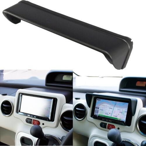 GPS Navigation Hood Sun Shade Navigator Screen Block Mask Universal Car Clip Auto Parts Navigation audio shade block anti-glar