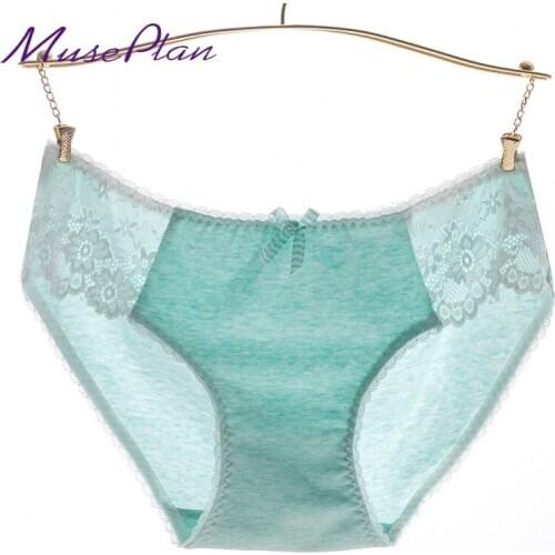 Lace panties cotton underwear women sexy seamless Briefs breathable panty Hollow briefs Plus Size girl underwear