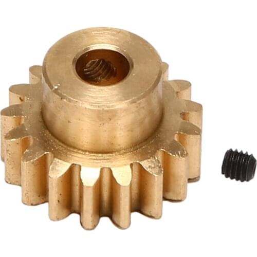 Brass Motor Gear Golden for 1/10 AXIAL RBX10 Ryft 1/10 RC Crawler Car Parts