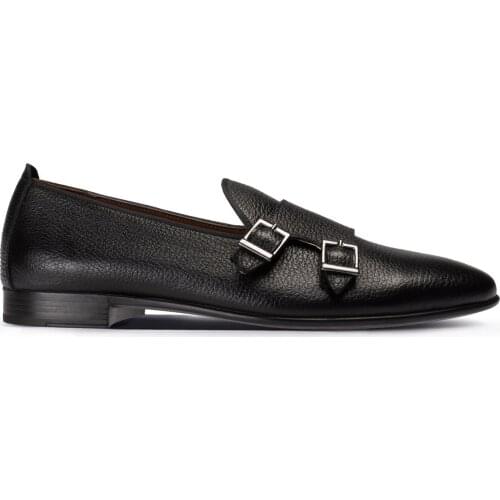 Deery, Genuine Leather Men Black Calfskin Leather Loafers Moccasins Breathable Slip on Flats Male Driving Shoes 2021
