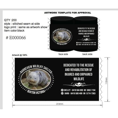 200pcs Neoprene Beer Bottle Coolers WITH Customer LOGO Printed, Stubby holders For 330ml beer Cans