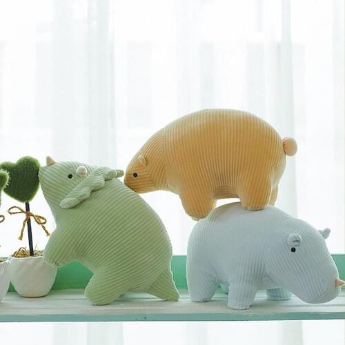Plush Doll Cartoon Animal Shape Doll Adorable Collectible PP Cotton Toy Toyts for Office Kds