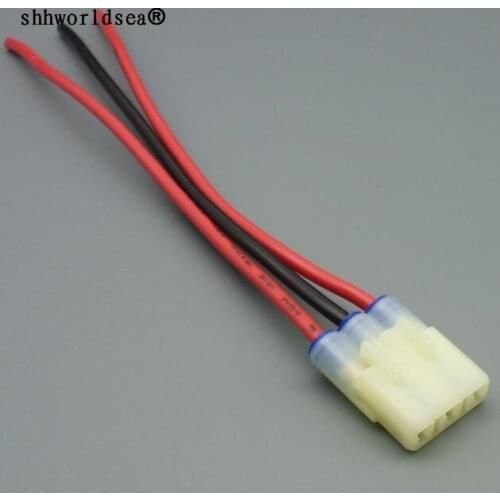 Shhworldsea 3pin 2.2mm automotive connector 090 3 Pin Female Electrical Waterproof Auto Connector 6187-3801