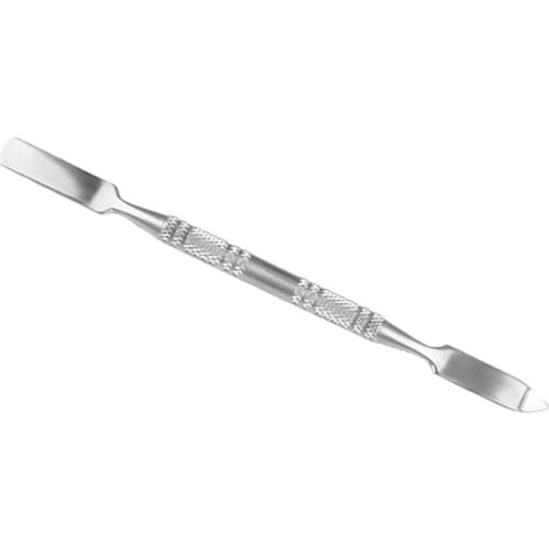 Double Headed Makeup Stainless Steel Mixing Spatula, Anti-rust Eye Shadow Lip