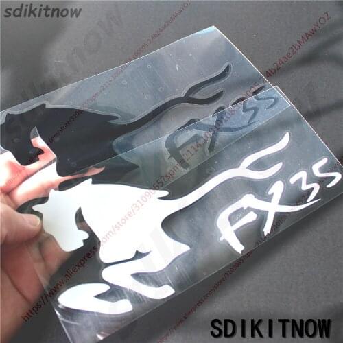 Horse Sports Sticker Racing Windows Door Body Decal Car Styling Fit For infiniti fx35 fx 37 fx45 fx50 accessories custom