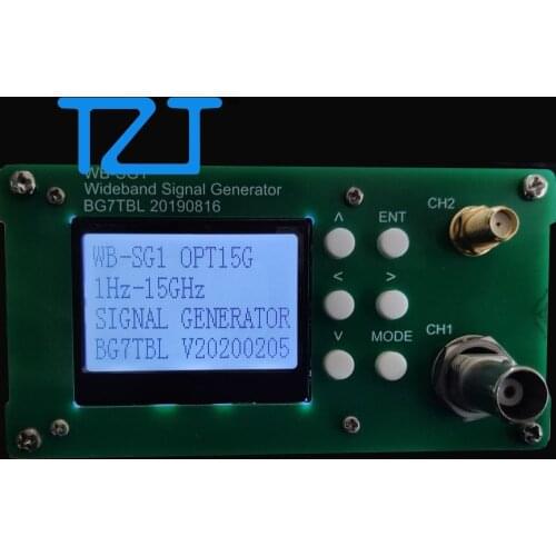 TZT WB-SG1-15G Signal Generator 1Hz-15G RF Signal Source Adjustable Power 10MHz Reference Frequency Built-in OCXO