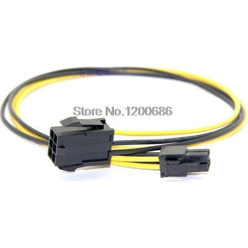 Graphics card 6pin to 4-Pin CPU Power Supply wire harness