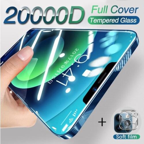 Tempered Glass For iPhone 11 12 Pro Max Mini Screen Protector film iphone12 iphone11 7 8 X Xs Xr SE 2020 11pro 12pro Came Lens