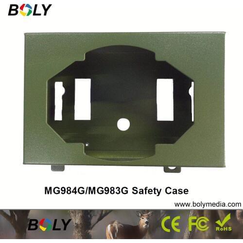 Bolyguard safety anti-theft steel protective case for hunting trail game wild cameras suitable for MG984G and MG983G with screws