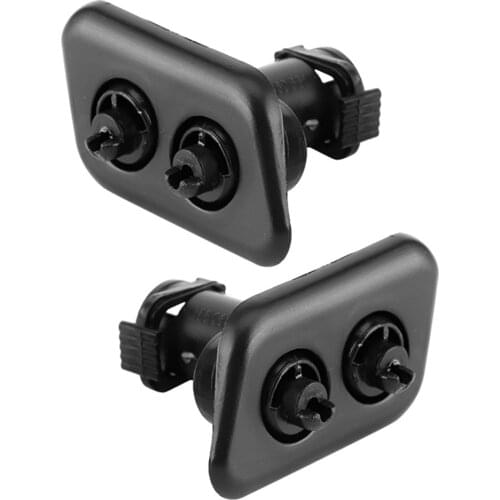 1Pair Headlight Washer Nozzle Jet Spout Cap Cover 61678360661 61678360662 Fit for E39 525i 528i 530i 540i M5 1999 Car Accessory