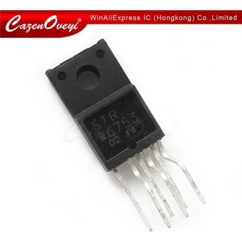 1pcs/lot STR-W6753 STRW6753 W6753 TO220F-6 In Stock