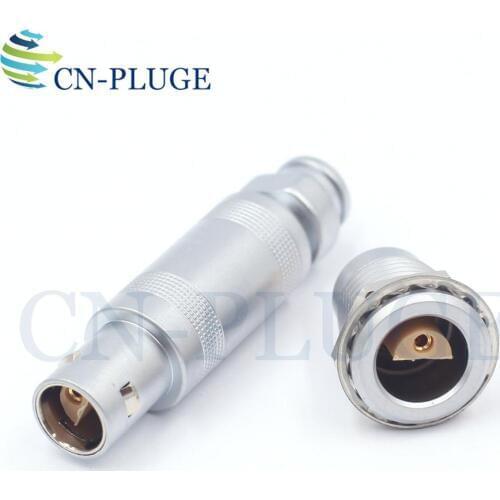 M12S FFA ERA 1S 2 pin Factory Supply Cable Connector Waterproof Plug With Stepped Insert Circular Connector Push Pull Locking