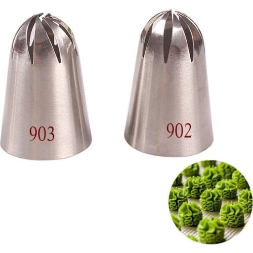 2pcs Russian Tips Pastry Icing Piping Stainless Steel Nozzle Set kitchen Pastry Cake Baking Accessories Decoration Tools