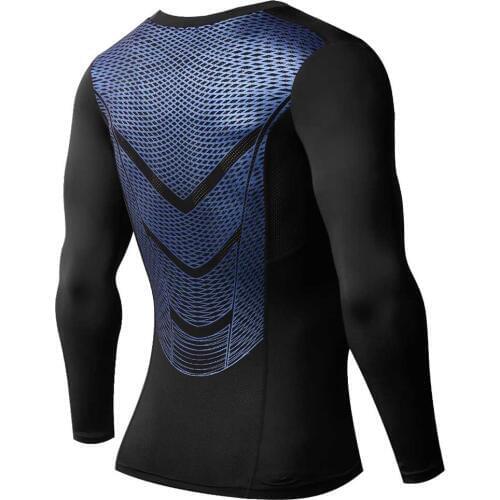 2018 Men Workout GYM Fitness Tops Tee Sport Run Yoga Train Pro Quick Dry Compression Exercise Muslce Bodybuilding T Shirt UX99