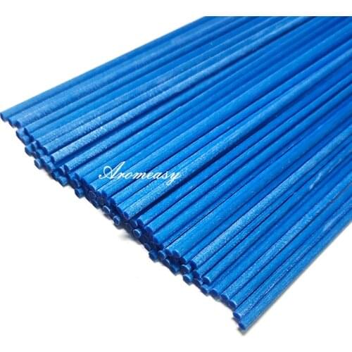 500pcs 22cm 3mm Light Blue Reed Diffuser Replacement Fiber Stick DIY Handmade Home Decor Rattan Reed Oil Diffuser Refill Sticks