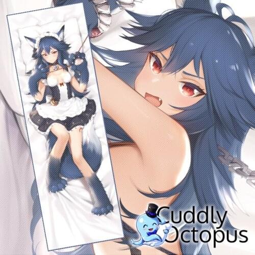Anime Granblue Fantasy Fenrir Dakimakura Hugging Body 2WAY Pillow Case Cover Pillowcase Cushion Bedding Xmas Gifts Cud