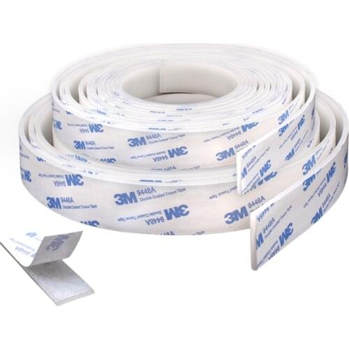 2M /5M White Silicone Rubber Strip Self Adhesive Seal Gasket Thickness 1mm/2mm/3mm/5mm Width 10mm/15mm/20mm/30mm/40mm/50mm