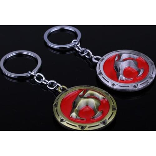 Movie Seriers Fans Gifts 3D Thundercats Keyring Perak Cat Lion Sign Keychain For Present Chaveiro Key Chain Jewelry Pendant