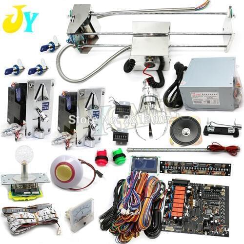 Claw Crane Game vending machine DIY kit with Game board 53cm Gantry Power Supply GD100F Coin Acceptor joystick LED B