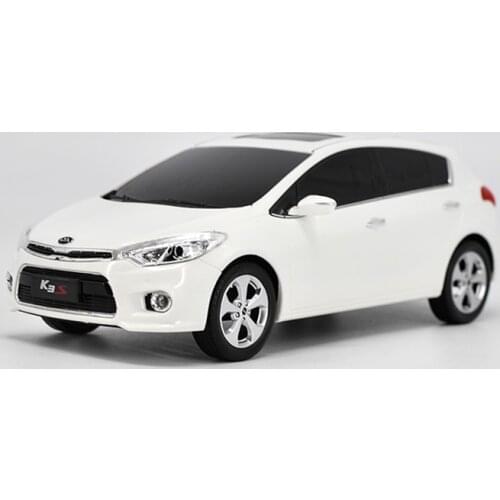 High quality Best Gift White/Blue Toy Car Model For 1:20 KIA K3 K3S car model with Bluetooth function