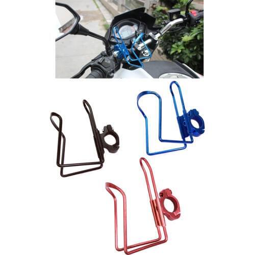 JEAZEA Al Alloy Motorcycle Drinking Drink Water Cup Bottle Cage Holder for Bicycle Bike Harley Kawasaki Yamaha Accessorie
