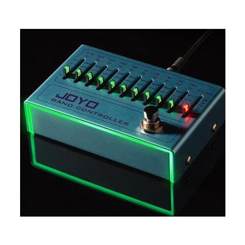 JOYO R-12 Band Controller Equalizer 10 Band EQ Pedal For Electric Guitar and Bass Guitar Effect Pedal 31.25Hz to16kHz True Bypas