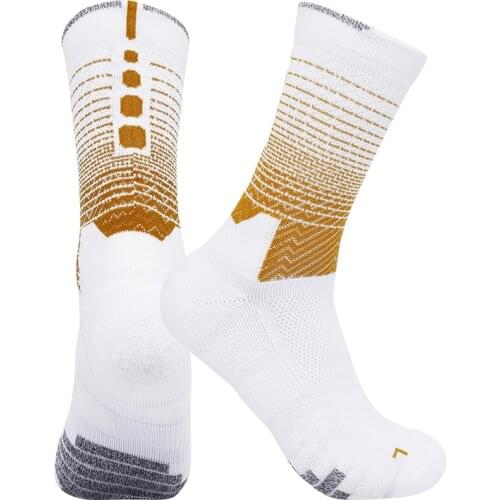 Quality Mid-tube Basketball Socks Adult Towel Bottom Outdoor Sports Socks Breathable Anti-slip Elites Socks Basketball SKH001
