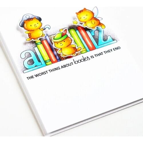 "The Book Is Better Than Movie"Transparent Silicone Clear Stamp For Scrapbooking DIY Craft Decoration Soft Stamp Photo Album