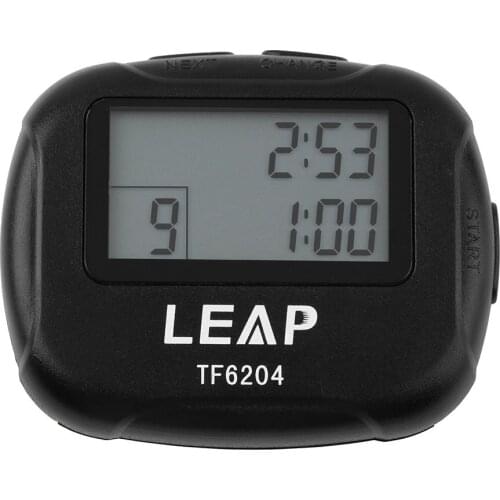 LEAP Training Electronics Interval Timer Segment Stopwatch Interval Chronograph for Sports Yoga Cross-fit Boxing GYM Trainings