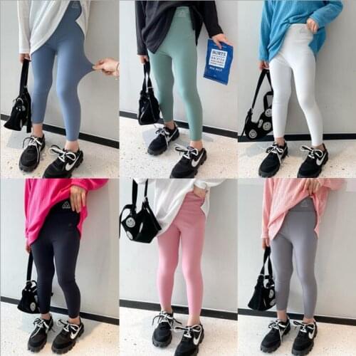 2021 new wholesale girls leggings summer cotton fashion girls leggings 3-8t C966