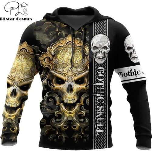 Skull and skeleton Tattoo 3D All Over Printed Men Hoodie Unisex Casual Jacket Pullover Streetwear sudadera hombre DW0436