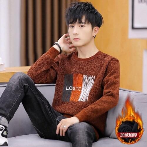 2021 Simple Style MenS Sweaters Spring Autumn Winter Clothes Knitted Casual Standard Pullovers