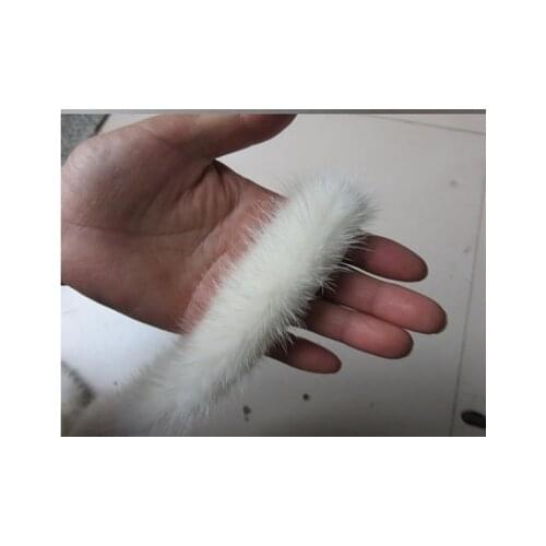 New Mink fur trim bold fur laciness diy accessories handmade decoration material cheongsam