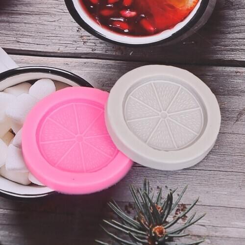 Silicone Mould Resin Decorative Craft DIY Cake Molds Lemon Slices Mold Epoxy Resin Molds