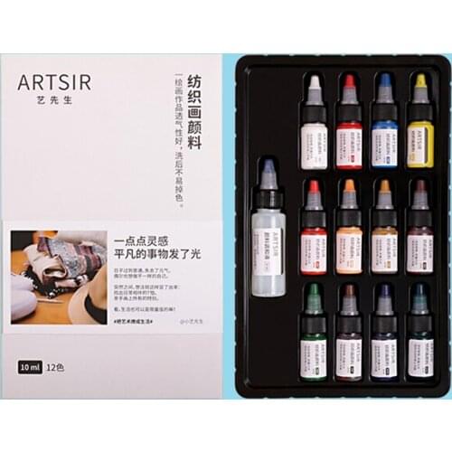 Textile Fiber Paint Hand Painting Clothes Shoes T-shirt Canvas Painted Dyed Cloth Diy Acrylic Paint Waterproof Does Not Fade
