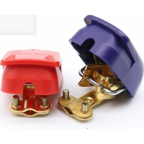 2pcs Universal 12/24V Battery Switch Quick Release Scap Battery Terminals Connectors Clamps for Boat / Truck / Car / Van