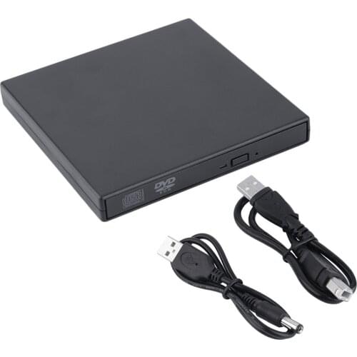 External DVD ROM Optical Drive USB 2.0 CD/DVD-ROM CD-RW Player Burner Slim Portable Reader Recorder Portatil For Laptop