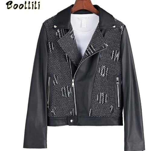 Real Genuine Leather Jacket Women Clothes 2020 Spring Autumn Tops Korean Elegant Wool Sheepskin Coat Outwear Black Coats