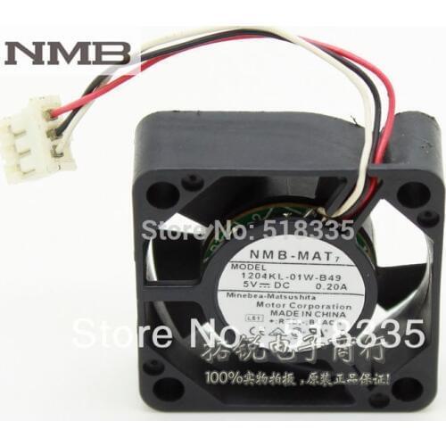 For NMB 1204KL-01W-B49 3010 5V 0.20A 3CM notebook hard mini cooling fan