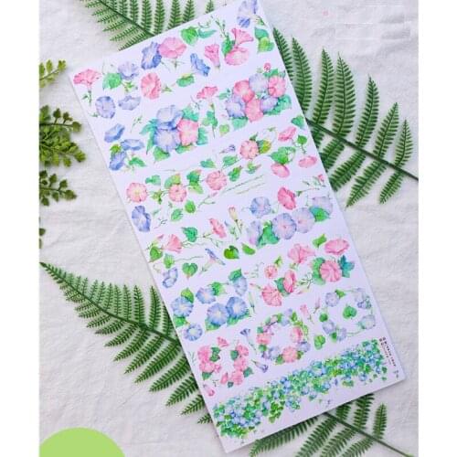 1Loop 5cmx140cm Floral Adhesive Pet Tape Special Oil Plant Flower