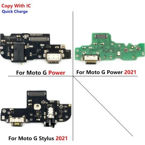 10Pcs/Lot,USB Charging Port Charger Board Flex Cable For Moto G9 Power Dock Plug Connector With Microphone