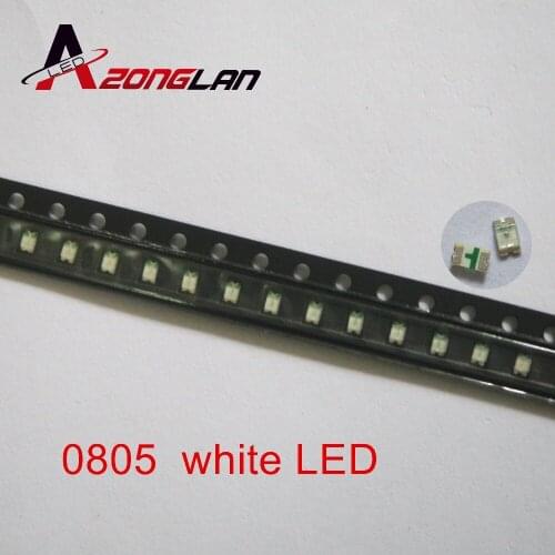 2015 Time-limited Limited Surface Mount free Shipping 0805 White Smd Led Super Bright Lamp Lights-emitting Diodes 1000pcs