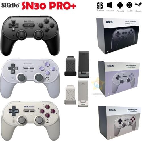 8bitdo SN30 PRO+ Wireless Joystick Bluetooth Remote Game Controller Gamepad for Nintendo Switch/Windows/Android/macOS