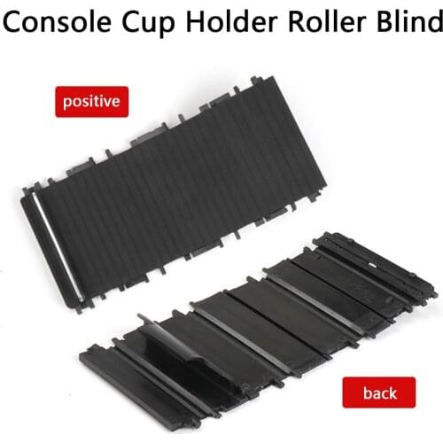 Center Console Cover Cup Holder Sliding Roller Blind Section Console Cup Holder Roller for BMW E46 3 Series 98-05