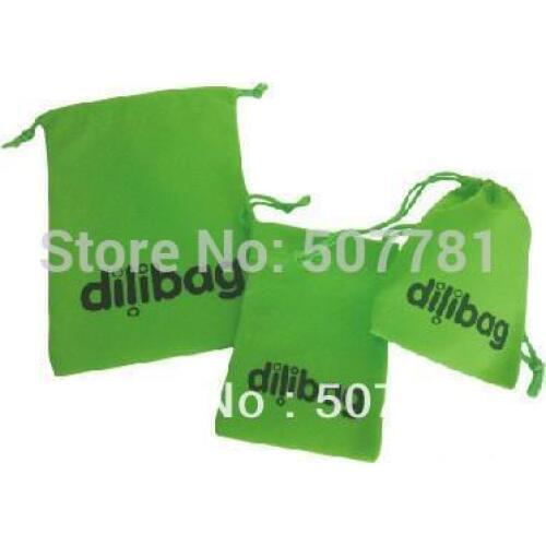 Free 1 Color your logo Free shipping Non-woven Bag With String 100Pcs/Lot Bag 12*18 cm,Promotional / Gift Bag ITEM BPD031