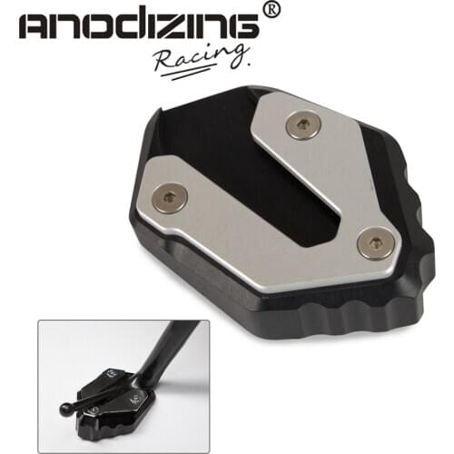 Side Stand Pad Plate Kickstand Enlarger Support Extension For Yamaha MT-07 Tracer 700 XSR700 FZ-07 MT07 FZ07 2014-2019