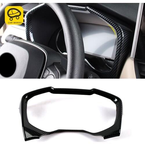 CarManGo For Toyota Rav4 Rav 4 XA50 2019-2021 Car Dashboard Panel Cover Trim Frame Circle Decoration Sticker Interior Accessory